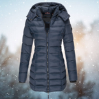 Heating Puffer Jacket for Women, Regular Fit Winter Outerwear