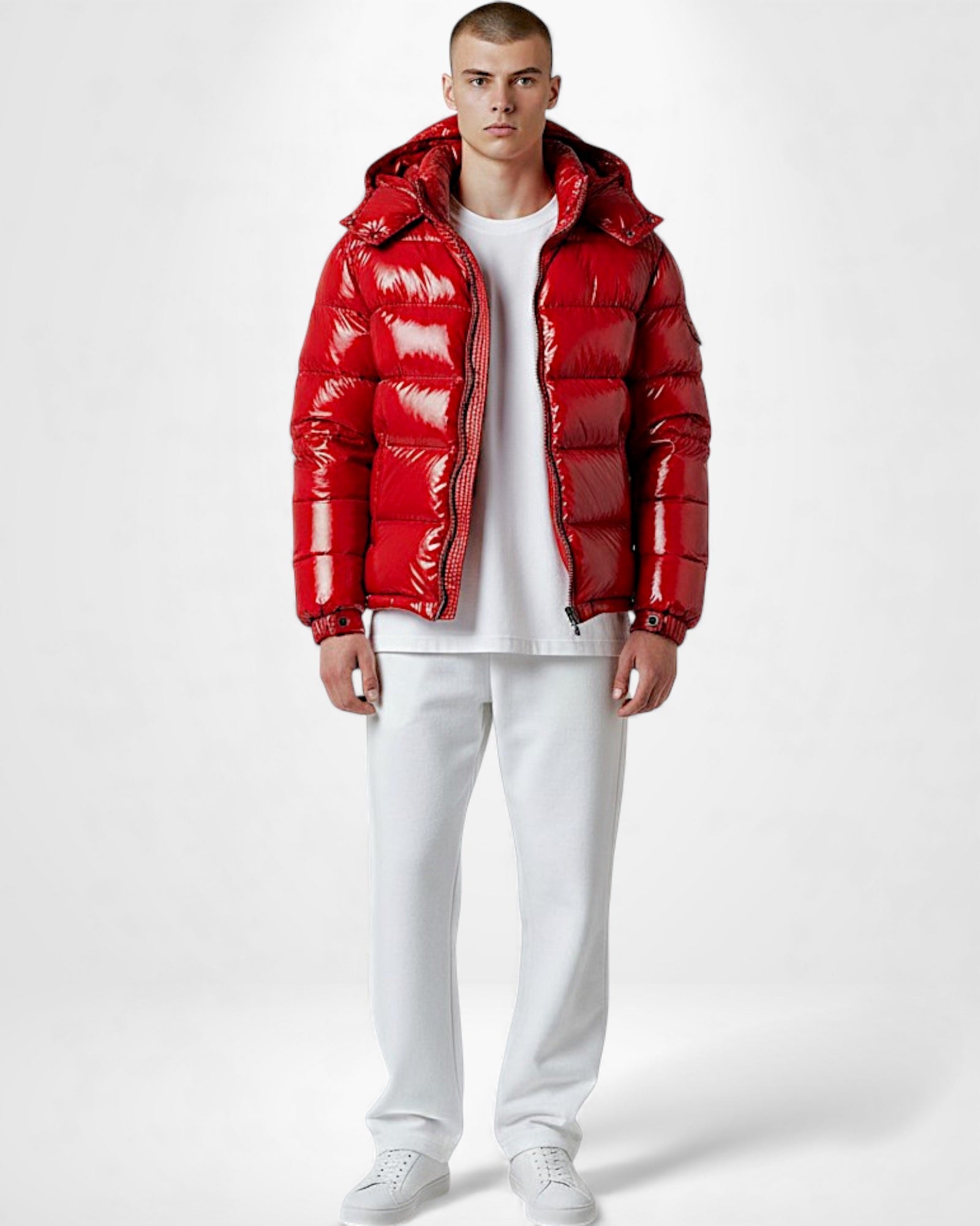 Hooded Insulated Men's Puffer Jacket