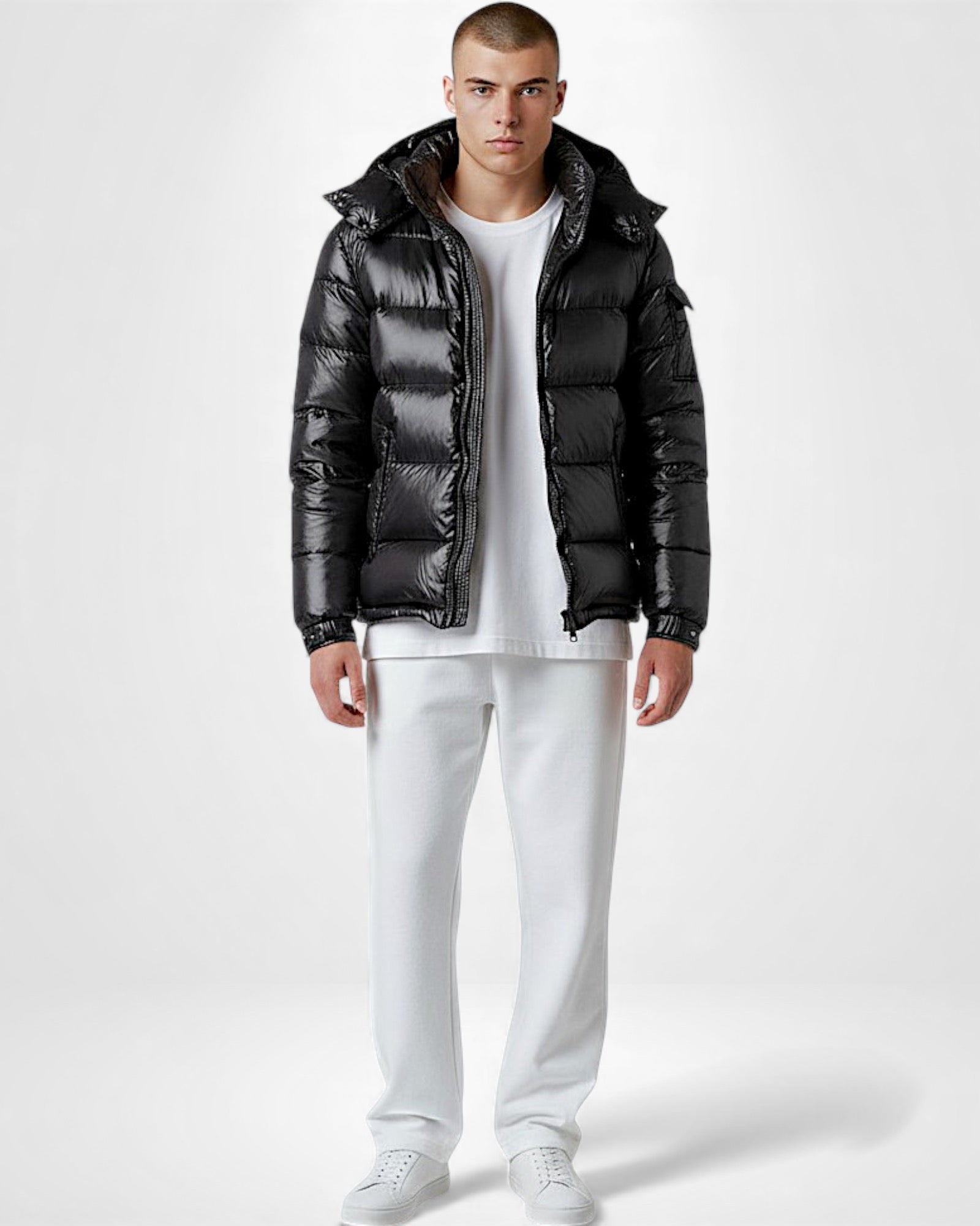 Hooded Insulated Men's Puffer Jacket