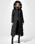 Hooded Long Puffer Coat for Women