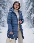 Hooded Quilted Puffer Jacket for Women