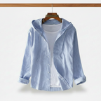 Hooded Striped Blouse for Women