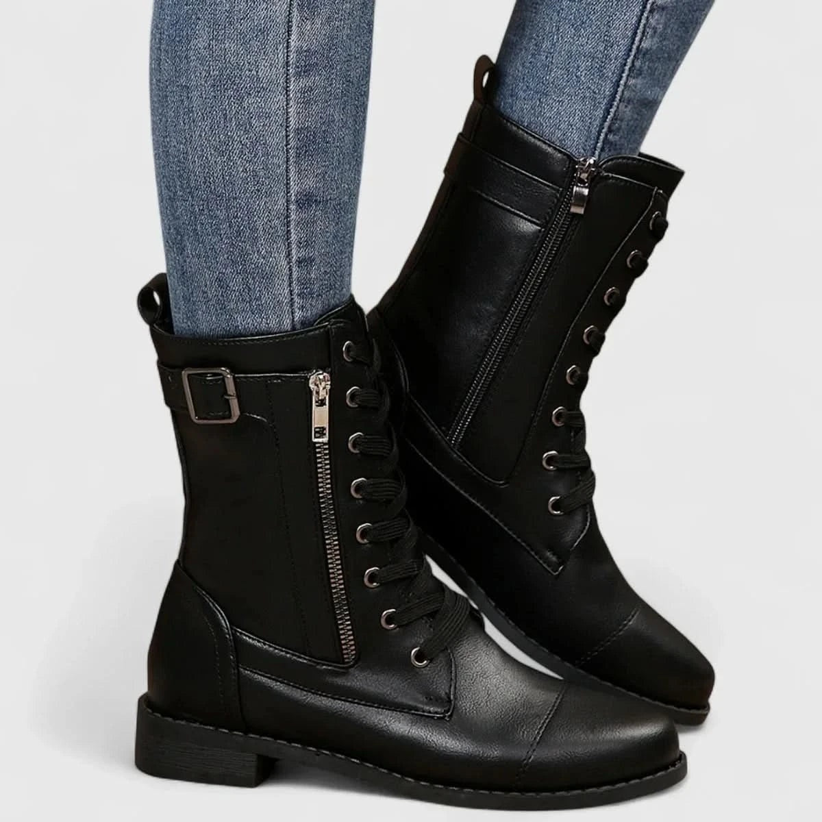 Wrenford Lace-Up Leather Boots – Product image 01