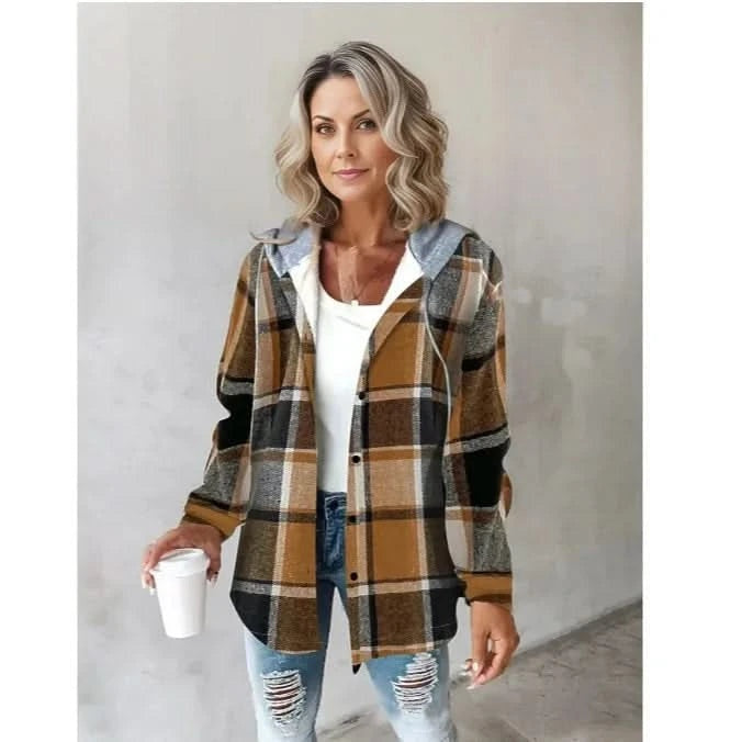 Braemar Plaid Hooded Coat – Product image 04