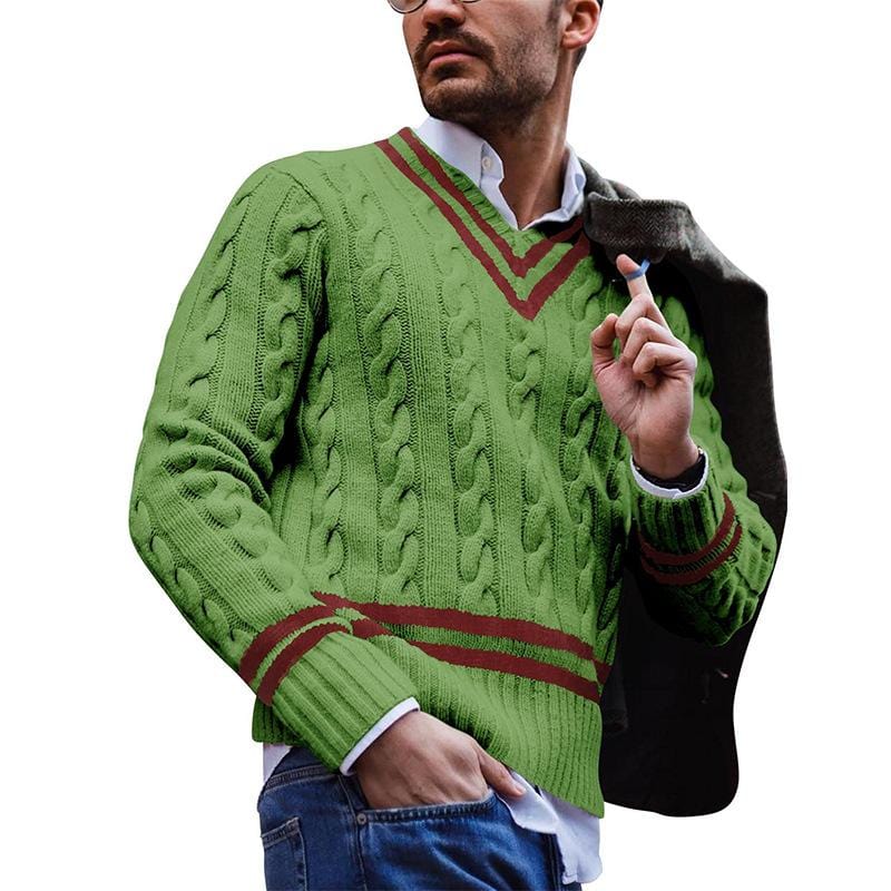 Knit Sweater for Men with Classic Fit