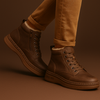 Northwick Fleece-Lined Leather Sneakers – Product image 03