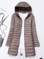 Lightweight Hooded Down Jacket for Women