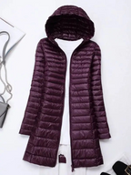 Lightweight Hooded Down Jacket for Women