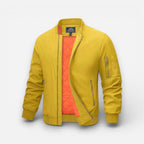 Lightweight Quilted Mens Bomber Jacket with Zipped Pockets