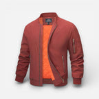 Lightweight Quilted Mens Bomber Jacket with Zipped Pockets