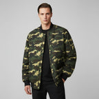 Lightweight Quilted Mens Bomber Jacket with Zipped Pockets