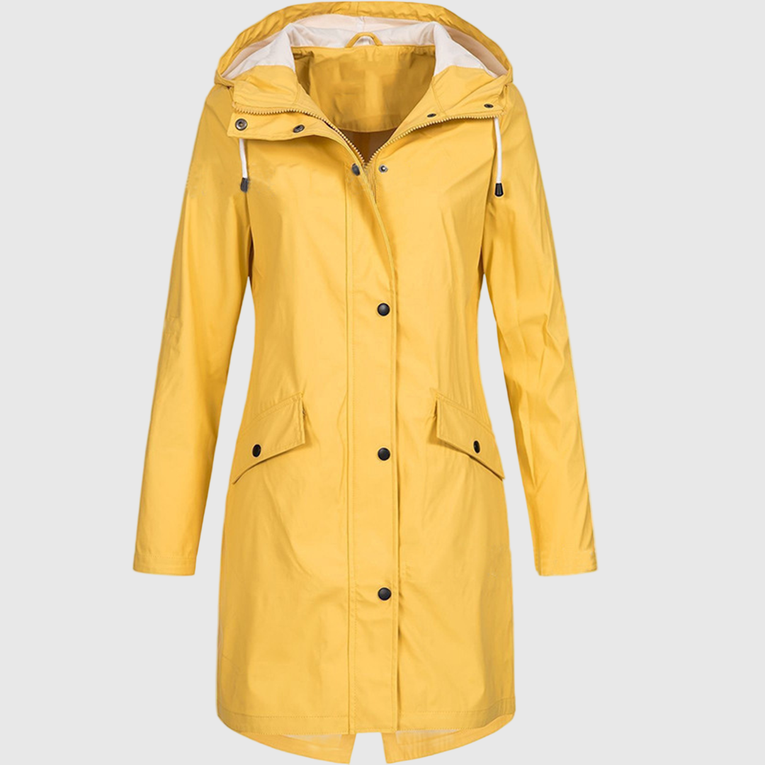 Lightweight Waterproof Hooded Raincoat for Women 4