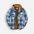 Lined Hooded Lumberjack Jacket for Men