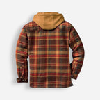 Lined Hooded Lumberjack Jacket for Men