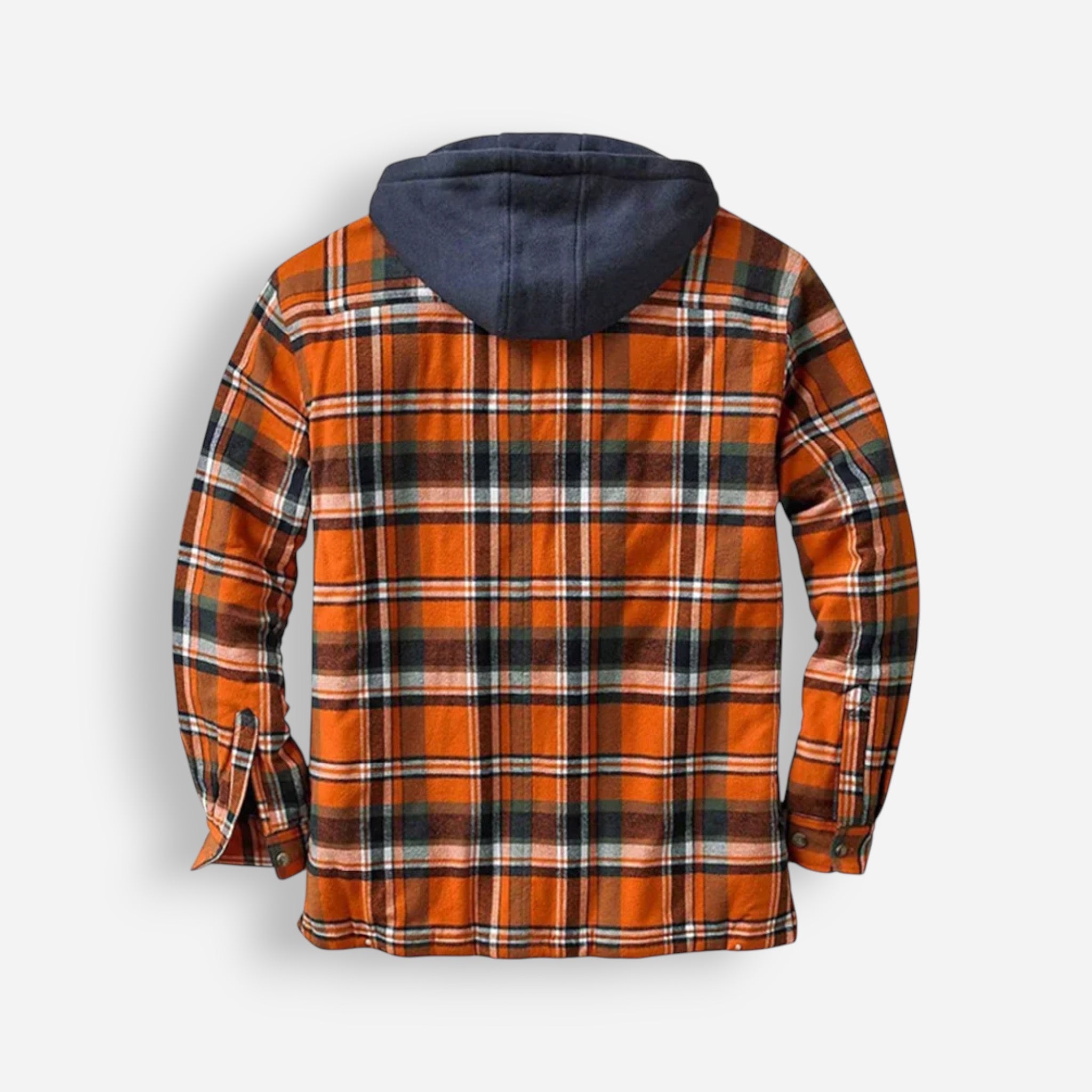 Lined Hooded Lumberjack Jacket for Men