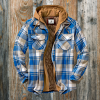 Lined Hooded Lumberjack Jacket for Men
