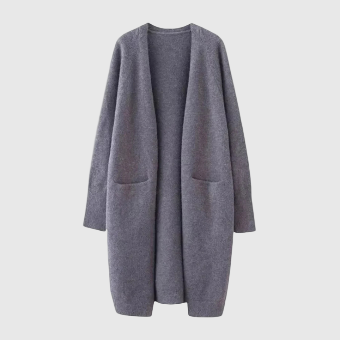 Long Open Design Cardigan for Women, Casual Oversized 1