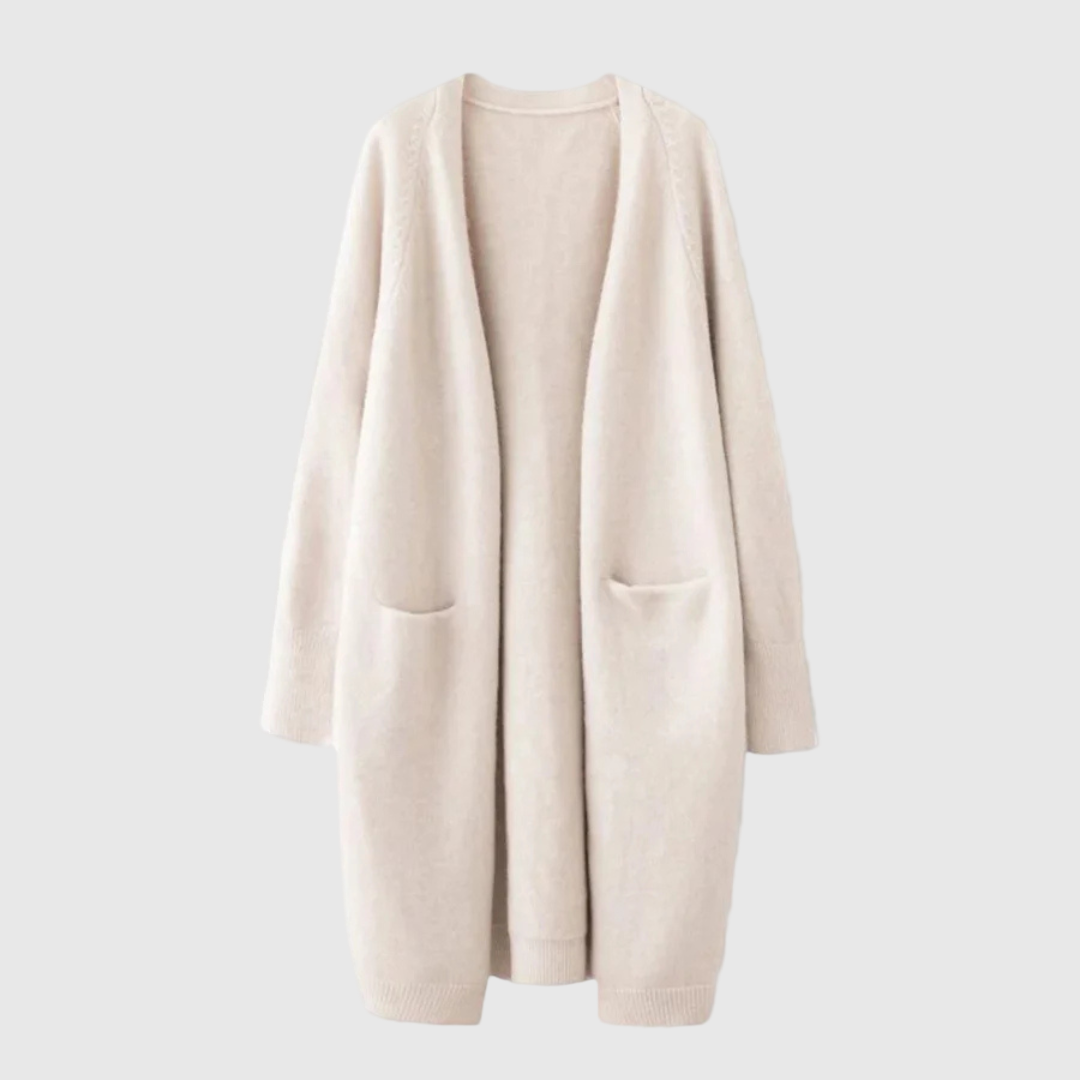 Long Open Design Cardigan for Women, Casual Oversized 3