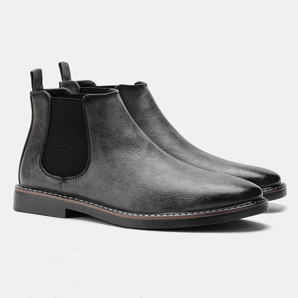 Men's Comfort Round Toe Chelsea Boots