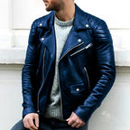 Men's Biker Jacket with Premium Durability