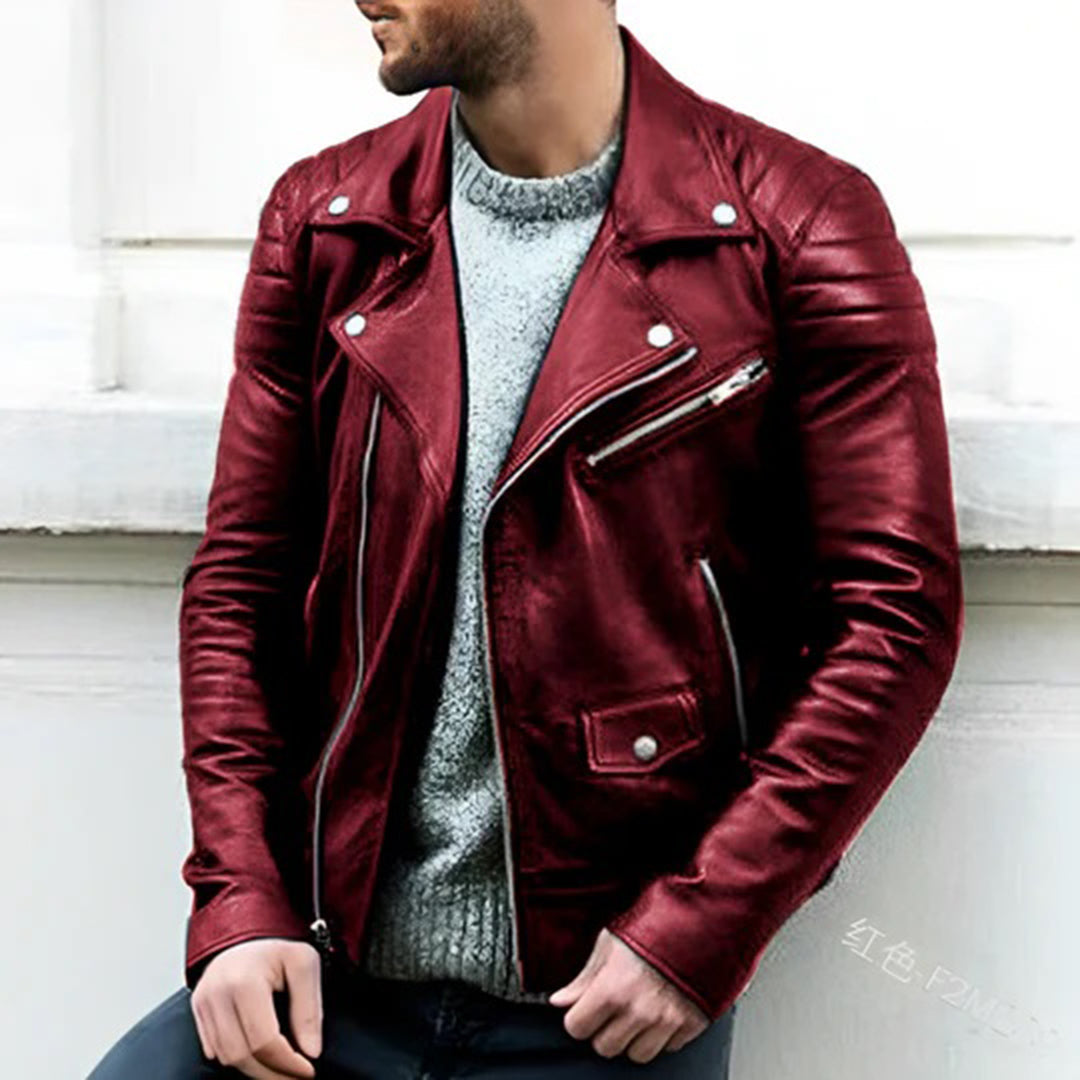 Men's Biker Jacket with Premium Durability