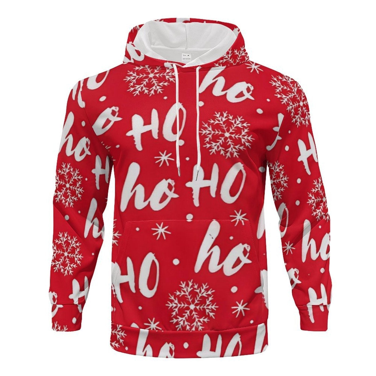 Men's Christmas Hoodie with Graphic Design