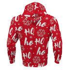 Men's Christmas Hoodie with Graphic Design