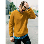 Men's Chunky Knit Crew Neck Sweater
