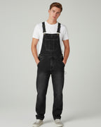 Men's Classic Fit Denim Dungarees with Adjustable Straps