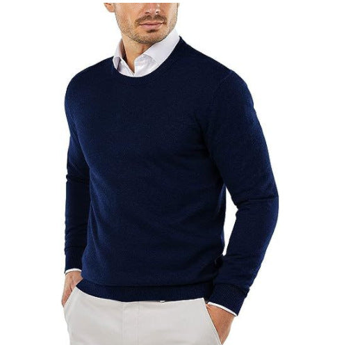 Men's Cotton Crew Neck Sweater