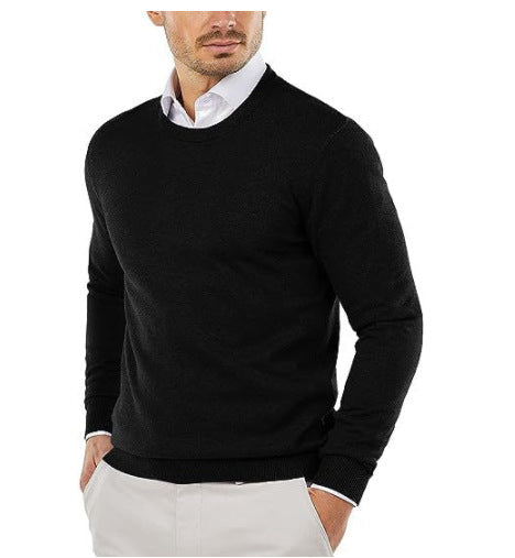 Men's Cotton Crew Neck Sweater