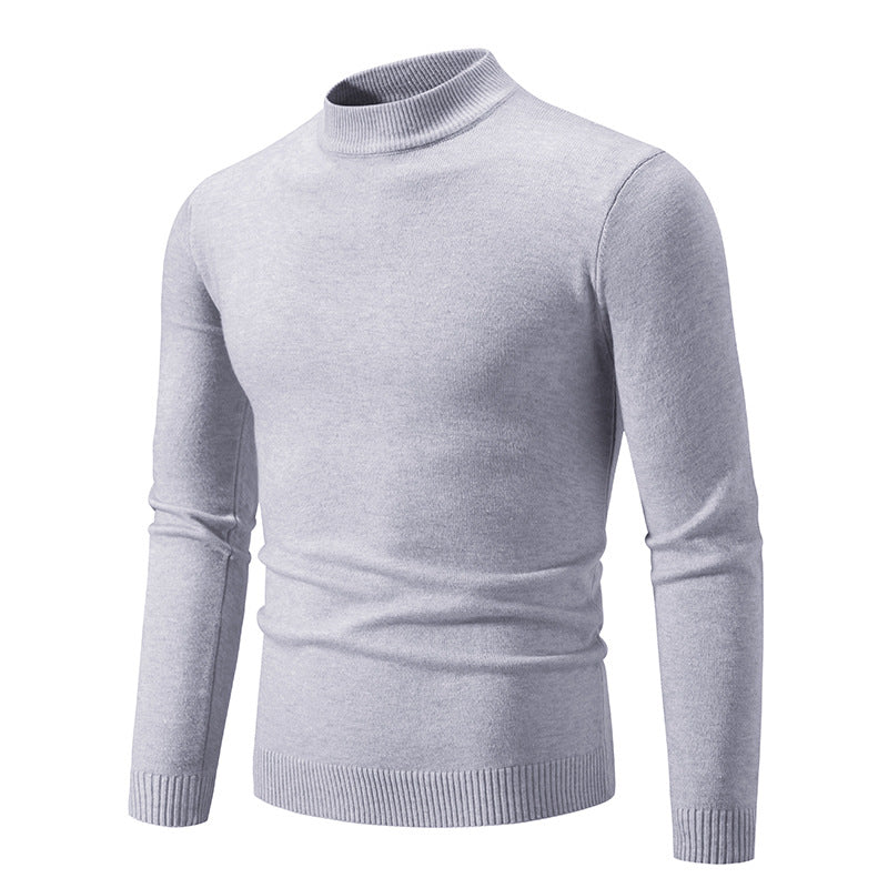 Men's Elegant Stand-Up Collar Pullover