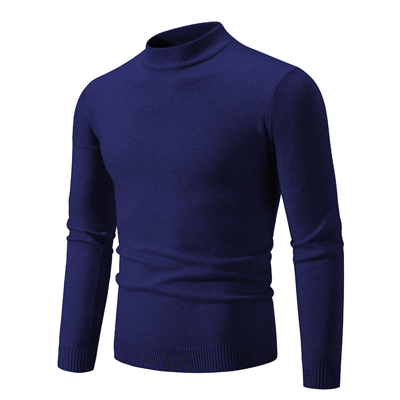 Men's Elegant Stand-Up Collar Pullover
