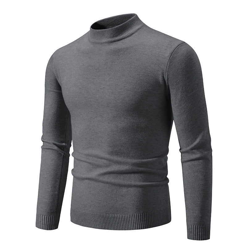Men's Elegant Stand-Up Collar Pullover