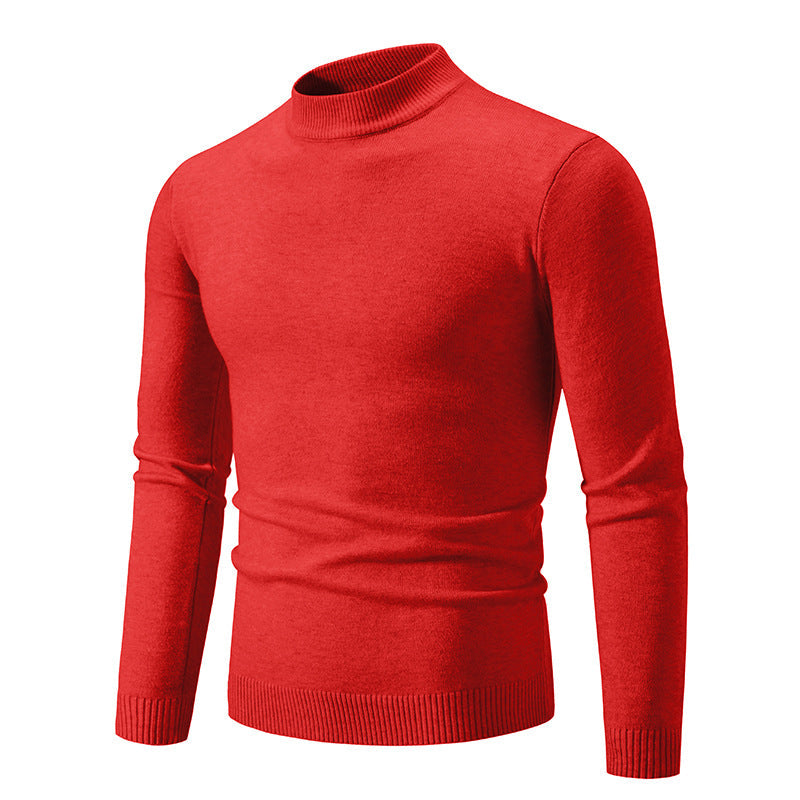 Men's Elegant Stand-Up Collar Pullover