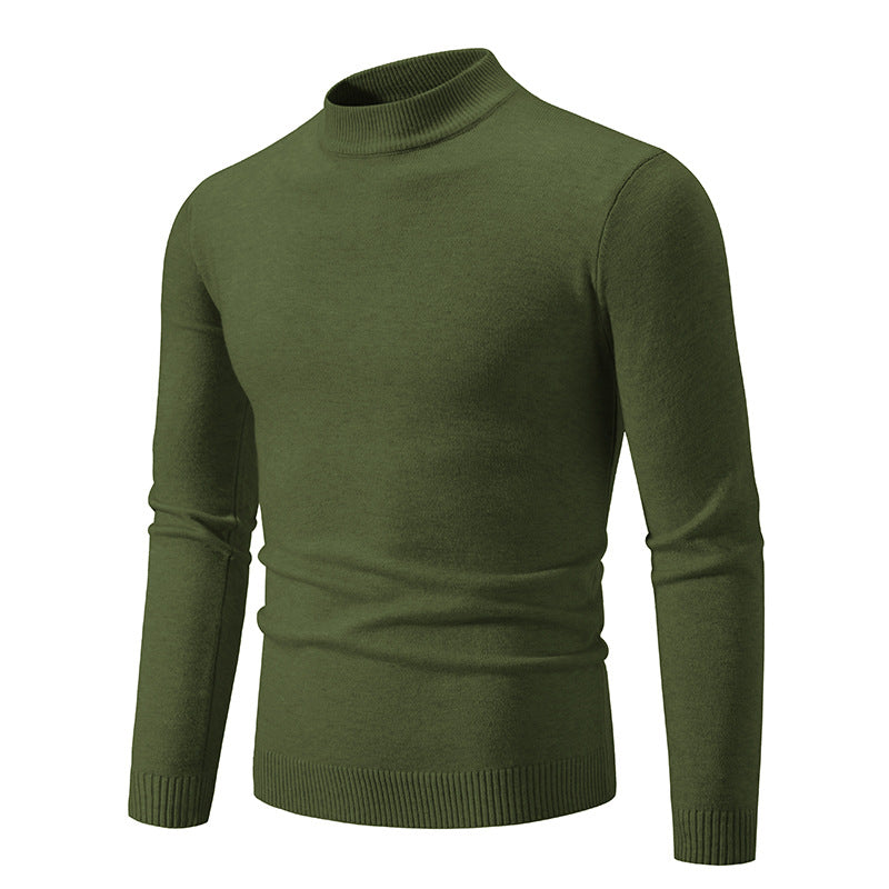 Men's Elegant Stand-Up Collar Pullover