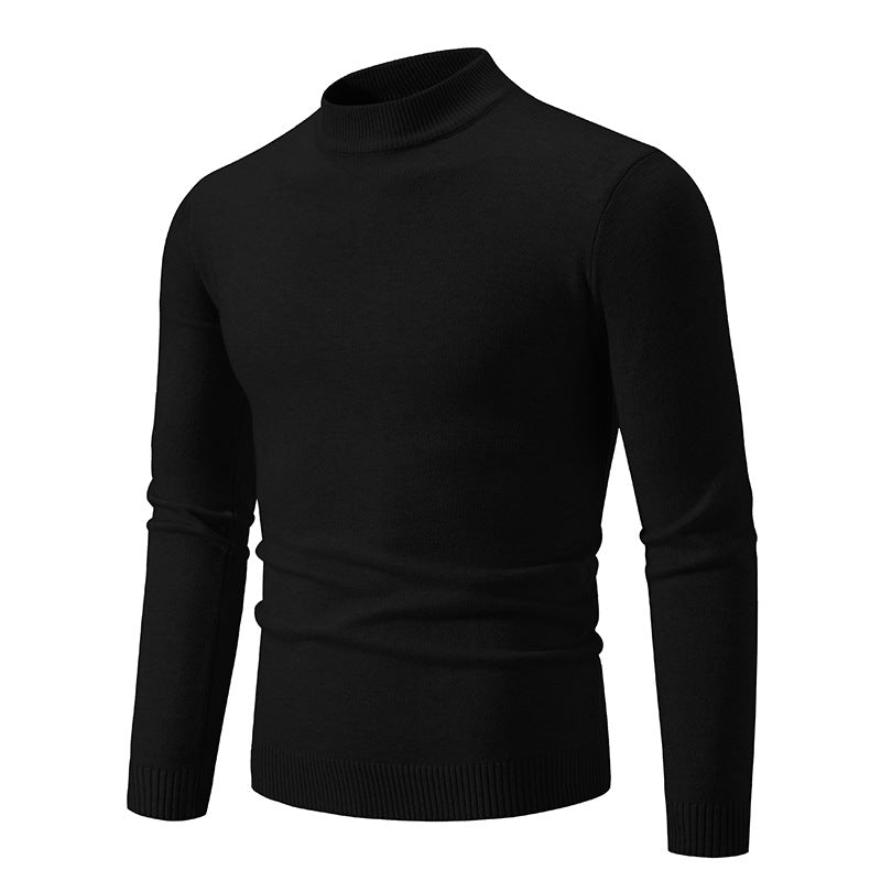 Men's Elegant Stand-Up Collar Pullover
