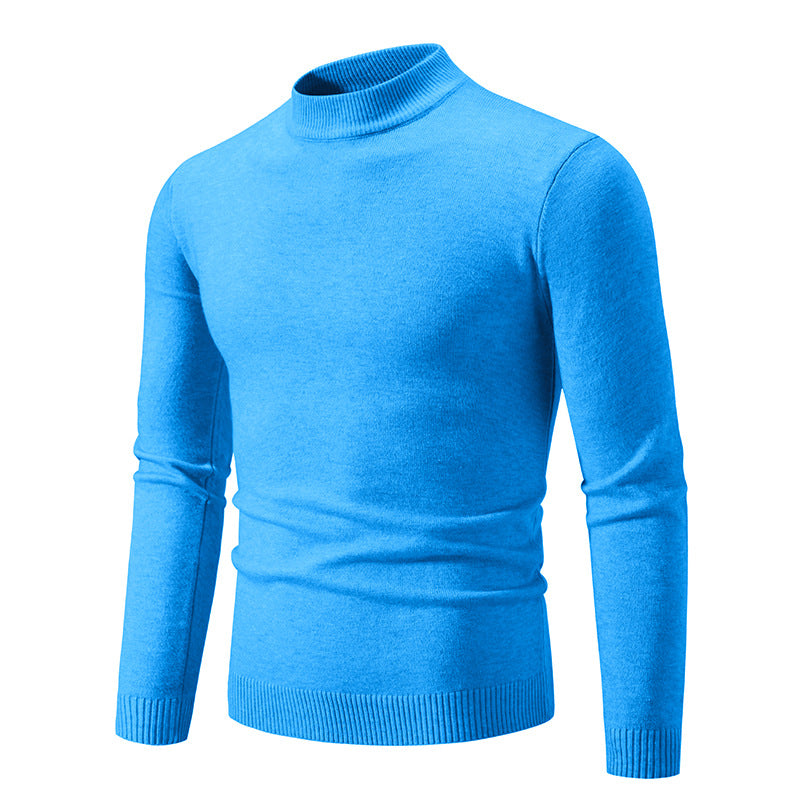 Men's Elegant Stand-Up Collar Pullover