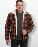Men's Fleece Lined Lumberjack Jacket for Winter
