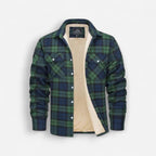 Men's Fleece Lined Lumberjack Jacket for Winter