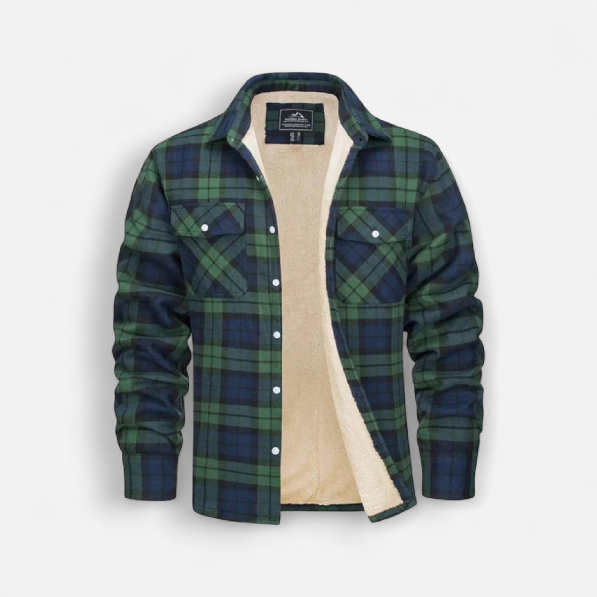 Men's Fleece Lined Lumberjack Jacket for Winter
