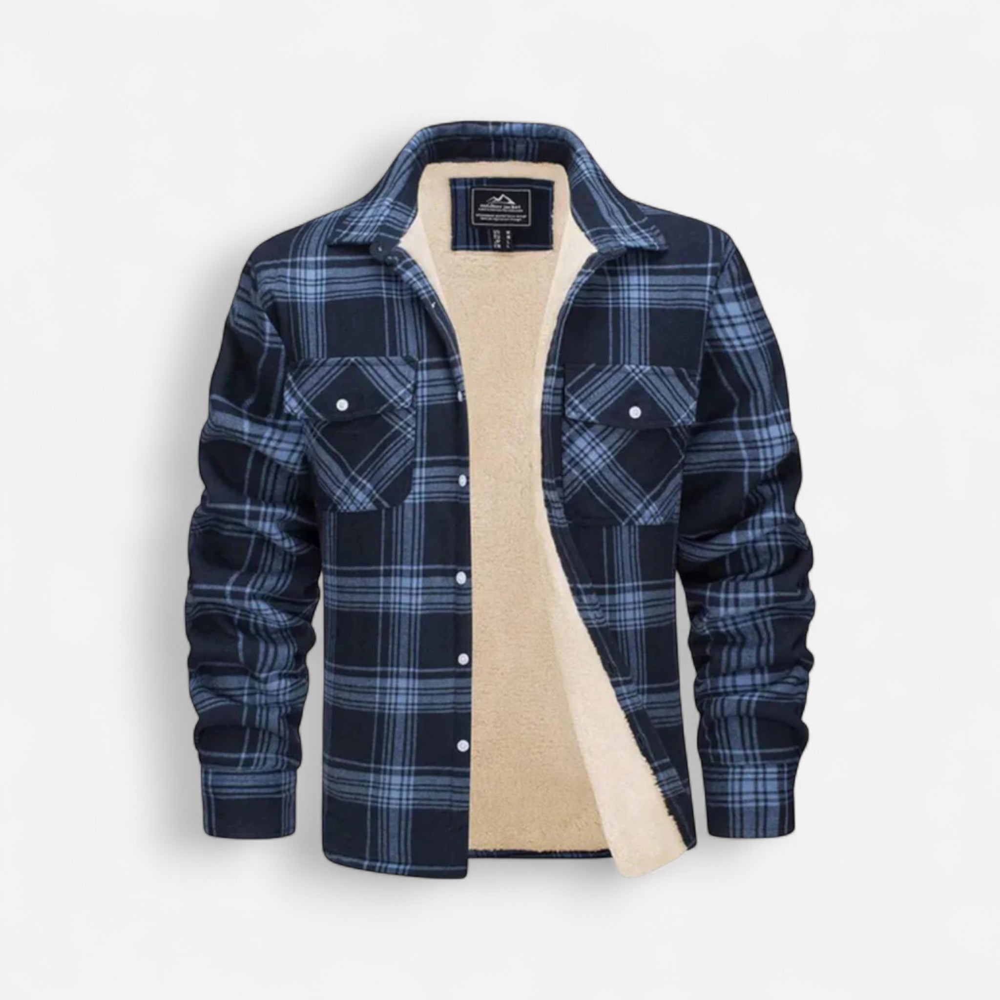 Men's Fleece Lined Lumberjack Jacket for Winter