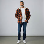Men's Fleece Lined Lumberjack Jacket for Winter