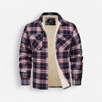 Men's Fleece Lined Lumberjack Jacket for Winter
