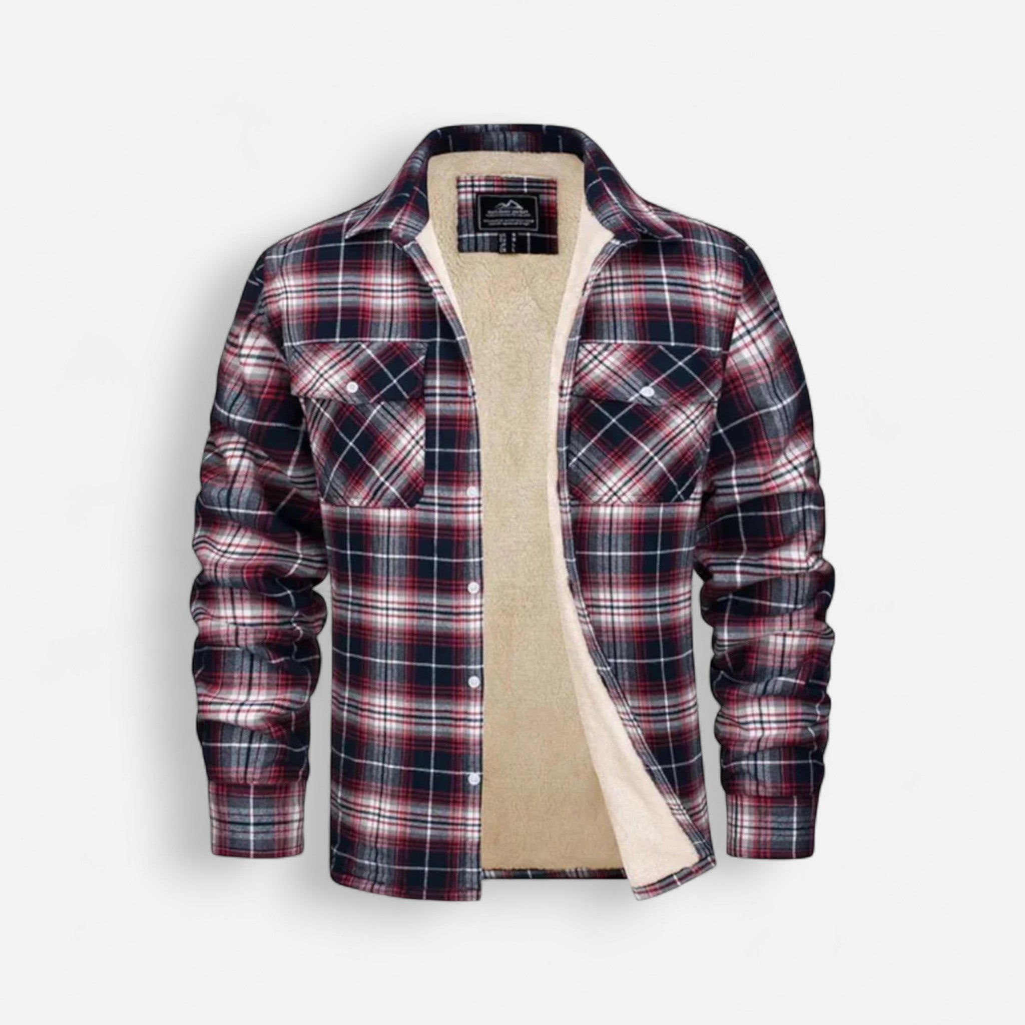Men's Fleece Lined Lumberjack Jacket for Winter