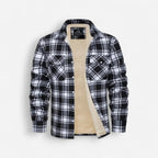 Men's Fleece Lined Lumberjack Jacket for Winter