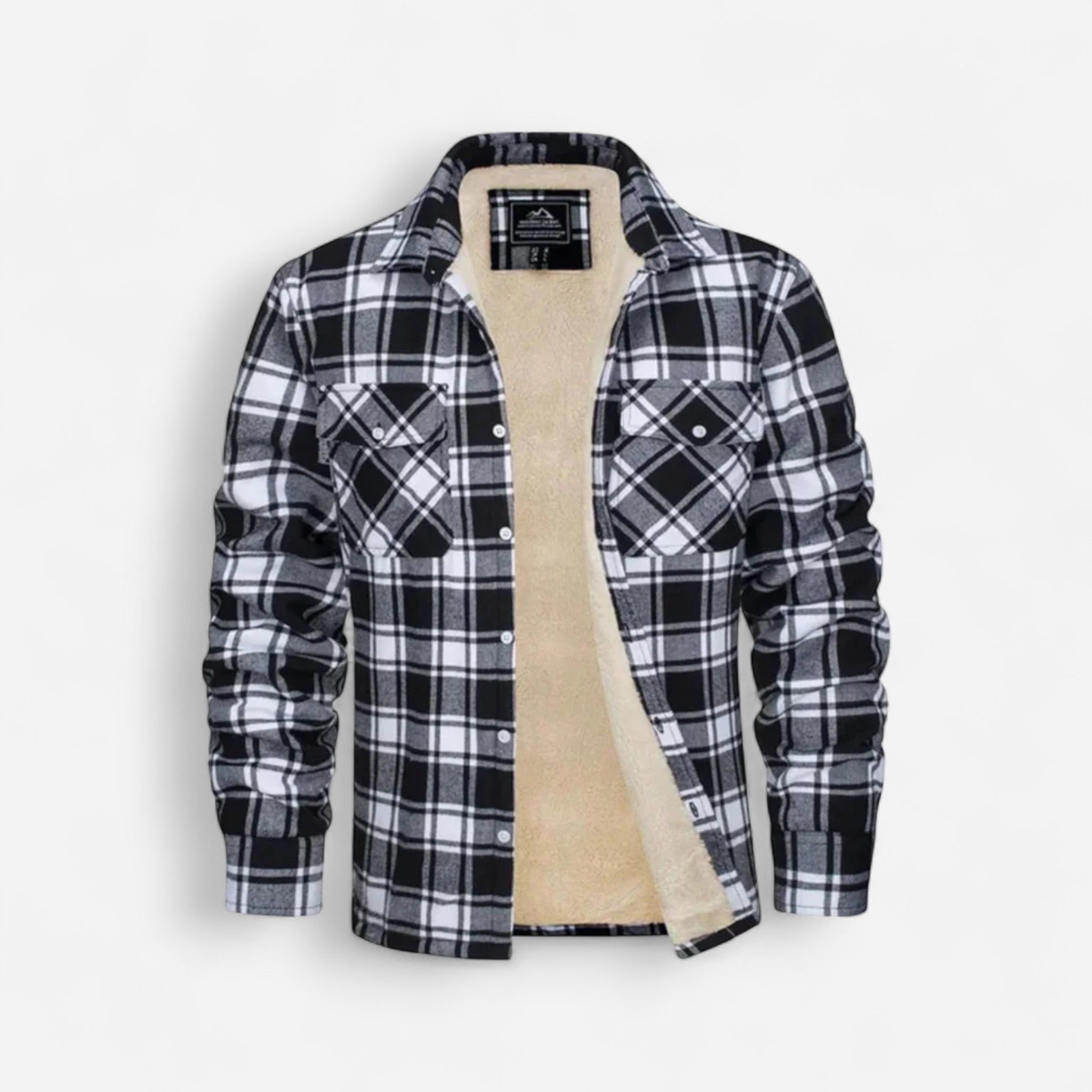 Men's Fleece Lined Lumberjack Jacket for Winter