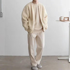 Men's Knitted Cardigan for Winter Wear