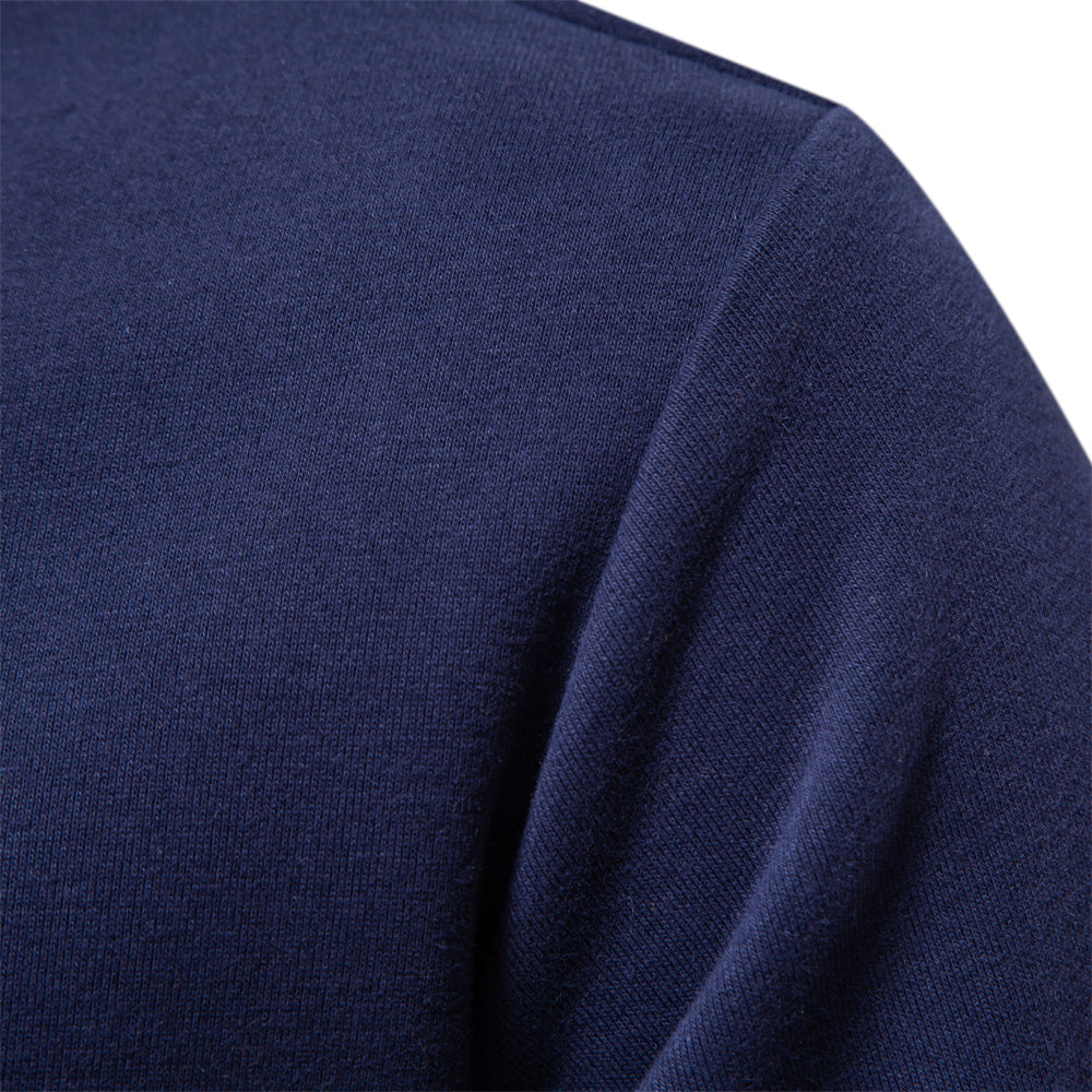 Men's Polo Sweater in Classic Design