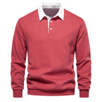 Men's Polo Sweater in Classic Design